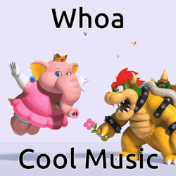 Bowser Peaches Whoa Cool Music GIF
