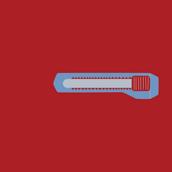 Box Cutter Blade Animation GIF