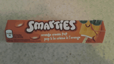Box Of Smarties On Counter GIF