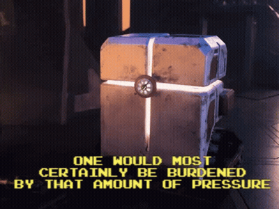 Box With Clock And Pressure Words GIF