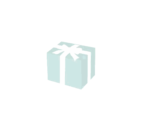 Box With Word Smile Sticker