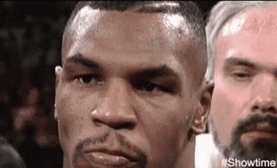 Boxer Close Up With Man Behind GIF