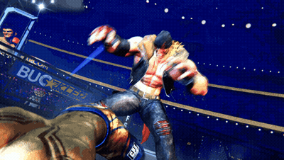 Boxer In Boxing Ring With Buckeye Sign GIF