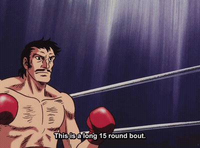 Boxer In Ring Says Long 15 Round Bout GIF