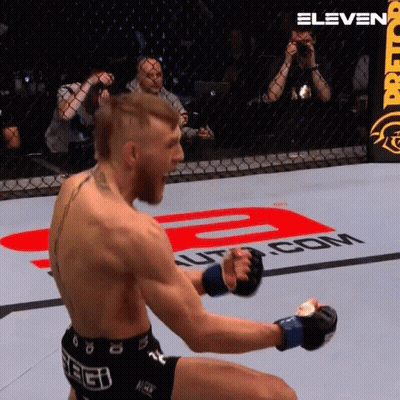 Boxer In Ring With Auto.com Sign GIF