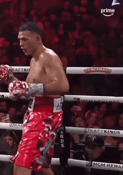 Boxer In Ring With Prime GIF