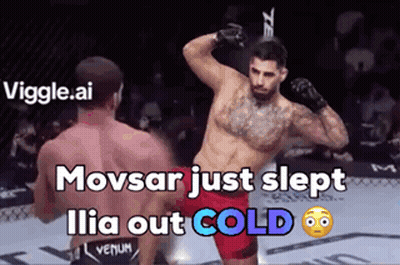 Boxer Movsar Just Slept Ilia Out Cold GIF