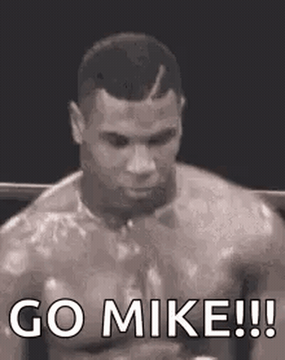 Boxer Saying Go Mike GIF