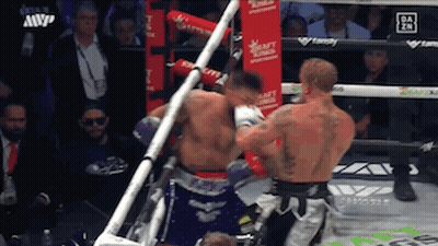 Boxers Fighting In Ring GIF