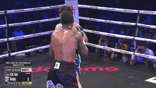 Boxers Fighting In Ring GIF