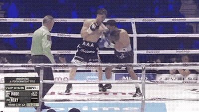 Boxers Fighting In Ring GIF