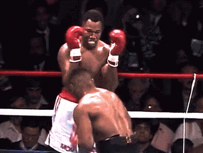 Boxers Fighting In Ring With KC Shirt GIF