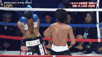 Boxers In Ring At Boxing Fes 2015 GIF