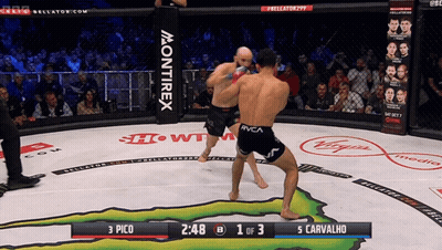 Boxing Match Between 3 Pico And 5 Carvalho Score 2:48 1 Of 3 GIF