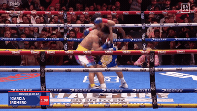 Boxing Match Between Garcia And Romero GIF