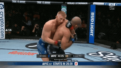 Boxing Match Between Nickal And Vieira GIF