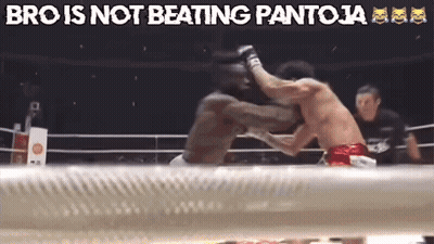 Boxing Match Bro Is Not Beating Pantoja GIF