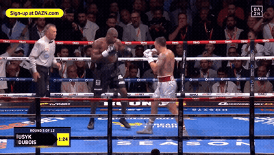 Boxing Match Broadcast On Dazn GIF