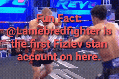 Boxing Match Fun Fact @Lamebreedfighter First Fiziev Stan Account GIF