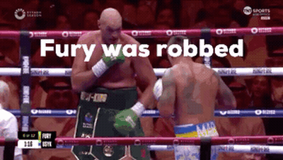 Boxing Match Fury Was Robbed GIF