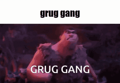 Boxing Match Grug Gang GIF
