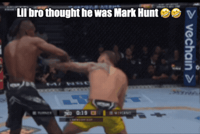 Boxing Match Lil Bro Thought He Was Mark Hunt GIF