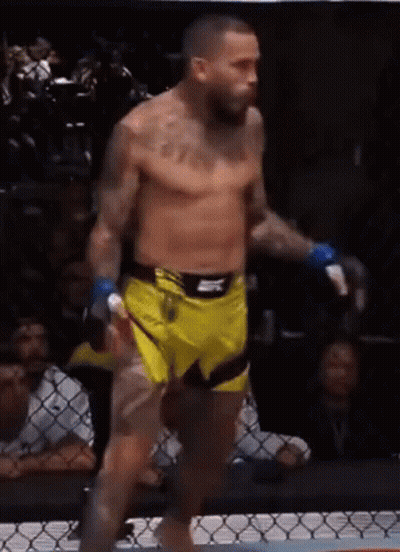 Boxing Match Man Looks Sleepy GIF