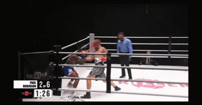 Boxing Match Paul Robinson Vs Triller GIF