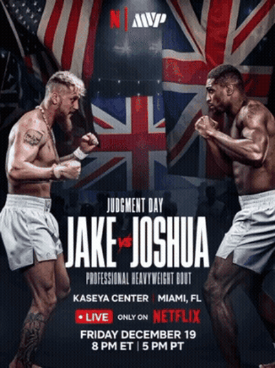 Boxing Match Poster Jake Joshua GIF