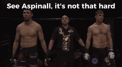 Boxing Match Saying See Aspinall It's Not That Hard GIF