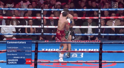Boxing Match Todd Graham Vs Barrios Garcia On DAZN GIF