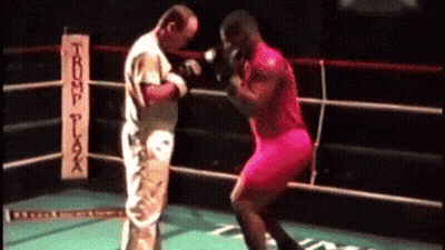 Boxing Match Trump Tax Sign GIF