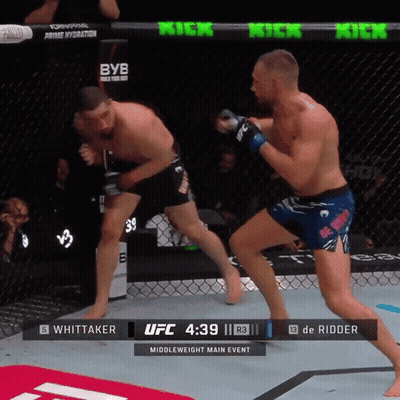 Boxing Match Whittaker Vs De Ridder GIF