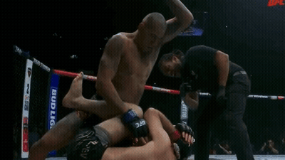 Boxing Ring With Two Men GIF