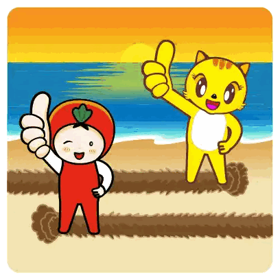Boy And Cat Giving Thumbs Up Sticker