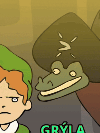 Boy And Frog Gryla GIF