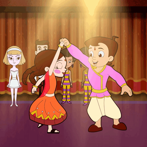 Boy And Girl Dancing GIF