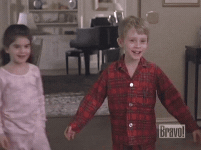 Boy And Girl Dancing With Bravo GIF