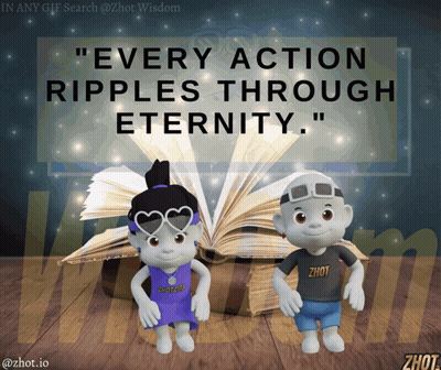 Boy And Girl Every Action Ripples Through Eternity GIF