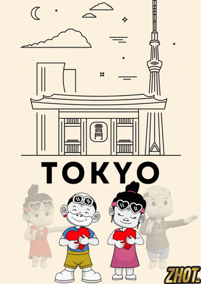 Boy And Girl Holding Hearts Tokyo GIF