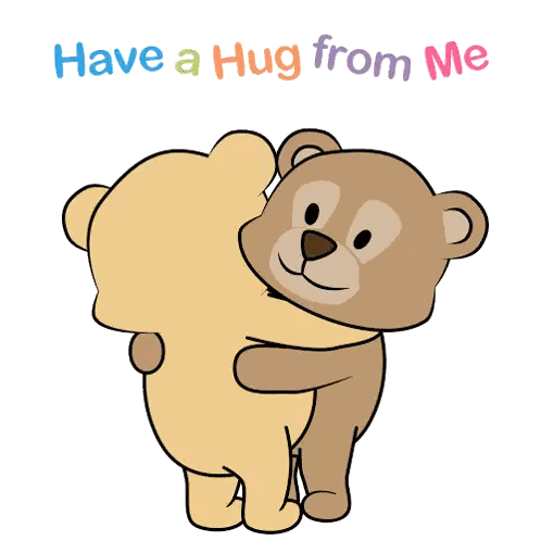 Boy And Girl Hugging, Girl Kissing Boy Cheek Sticker
