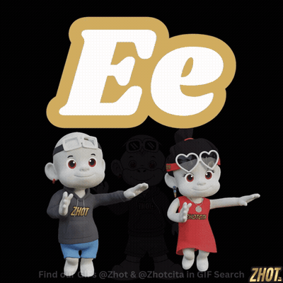 Boy And Girl In Front Of Sign Saying Ee GIF