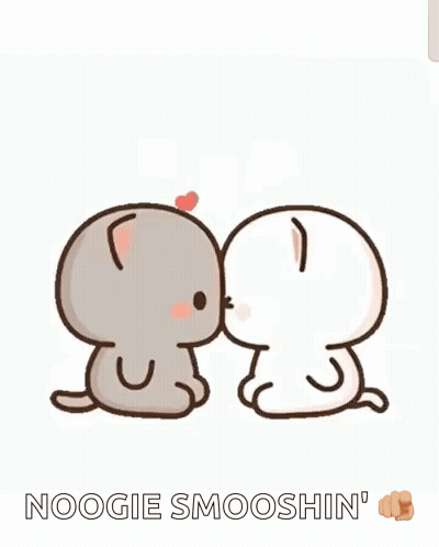 Boy And Girl Kissing On Bench GIF