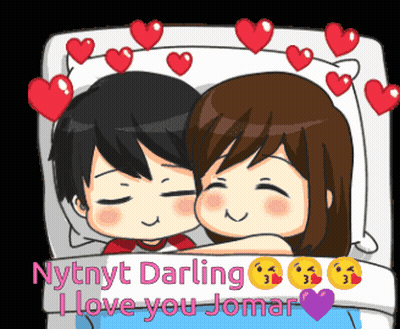 Boy And Girl Laying In Bed Nytnyt Darling I Love You Jomar GIF