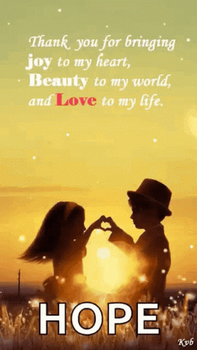 Boy And Girl Making Heart With Hands GIF