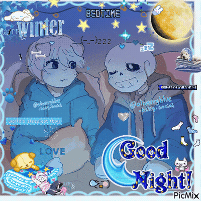 Boy And Girl Saying Good Night GIF
