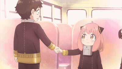 Boy And Girl Shake Hands GIF