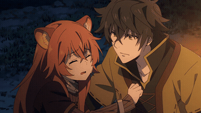 Boy And Girl Standing In Field GIF