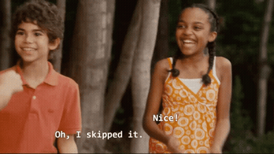 Boy And Girl Standing Next To Each Other GIF