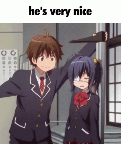 Boy And Girl Standing Next To Each Other GIF